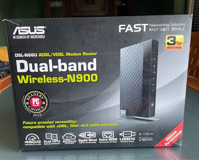 ASUS DSL-N66U Modem Router Wireless-N900