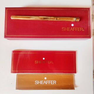 Stilografica Sheaffer placcata oro