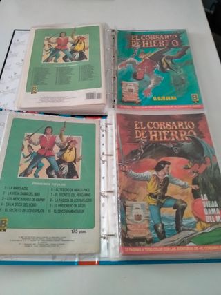 COLECCIÓN EL CORSARIO DE HIERRO 58 NÚMEROS 1987-88