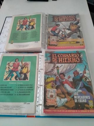 COLECCIÓN EL CORSARIO DE HIERRO 58 NÚMEROS 1987-88