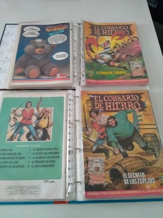COLECCIÓN EL CORSARIO DE HIERRO 58 NÚMEROS 1987-88