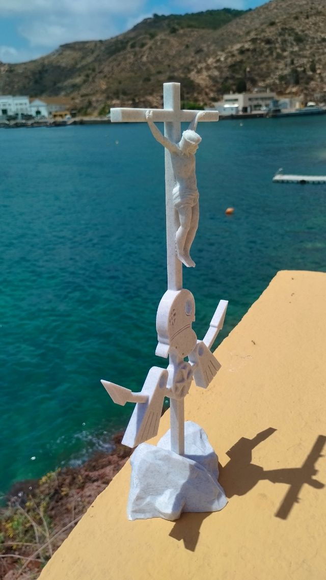 Cristo Buzos Figura Decorativa