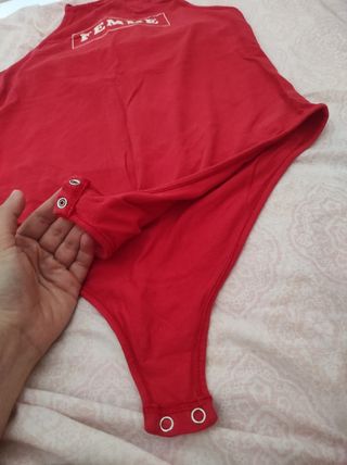 Body rojo Femme