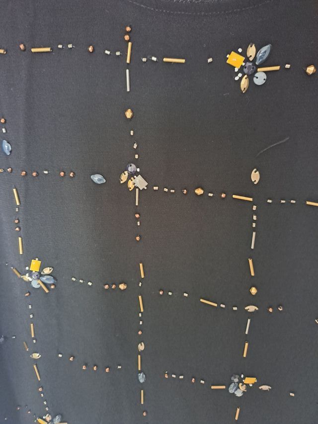 Top negro Promod c/pedrería T-L