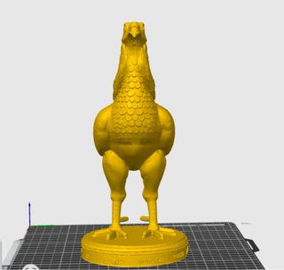 Large Rooster Statue 25 cm/ 9.8 inch -3D Printed