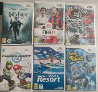 Wii blanca + accesorios + juegos