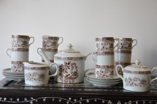 Serviço Chá Vista Alegre Porcelana