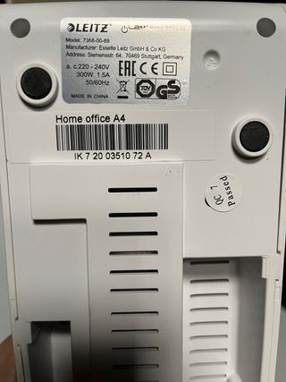 Plastificadora Leitz Home Office A4