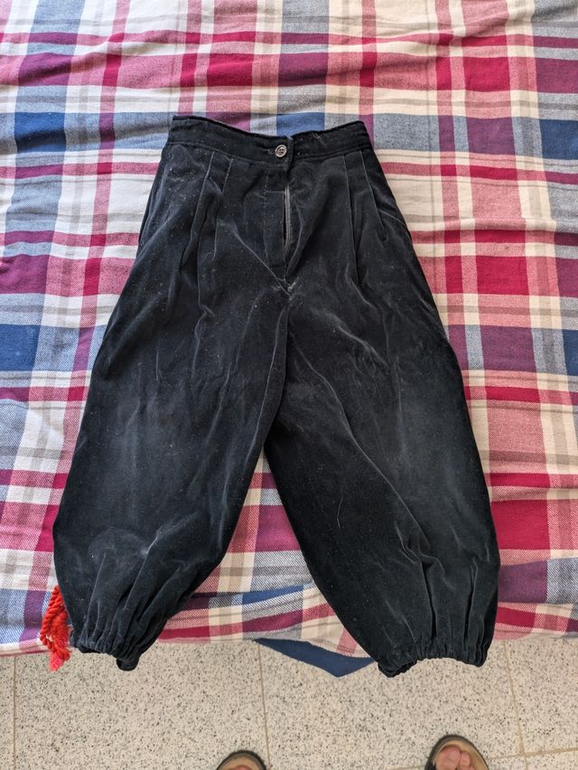 Pantalones fallero niño - terciopelo