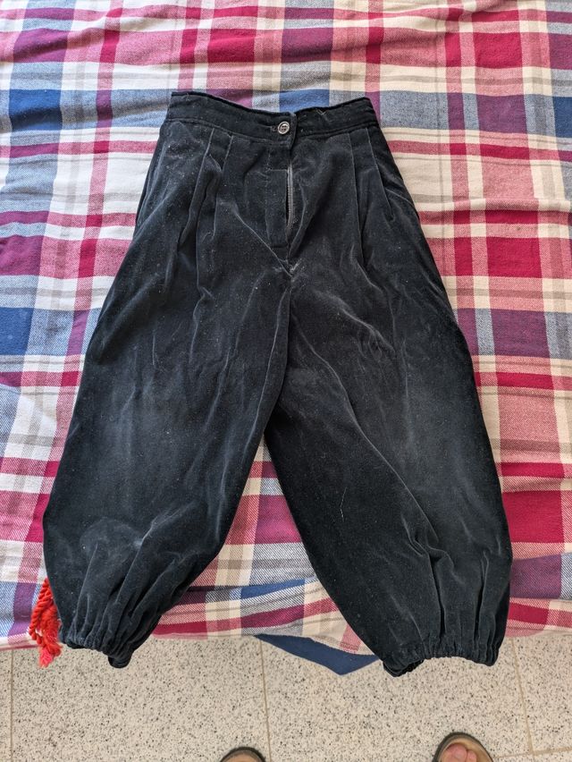 Pantalones fallero niño - terciopelo