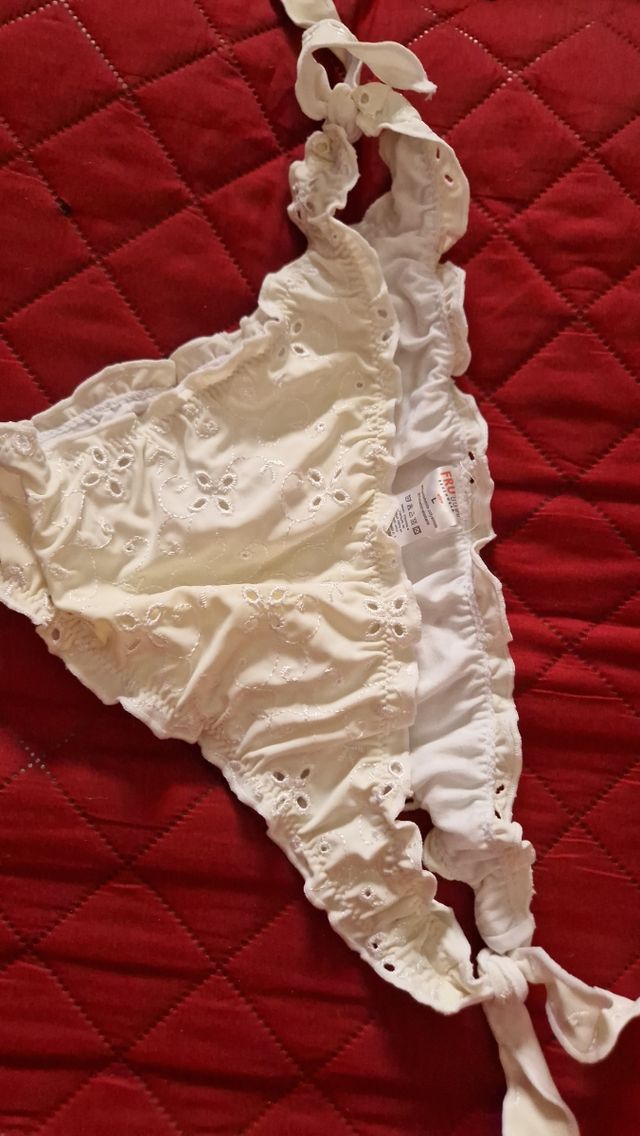 Slip pizzo bianco L - costume