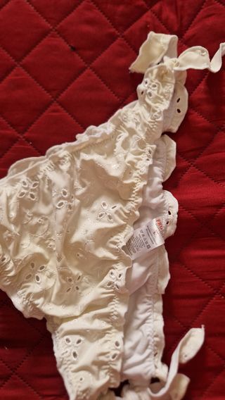 Slip pizzo bianco L - costume