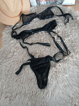 Lencería negra - Conjunto