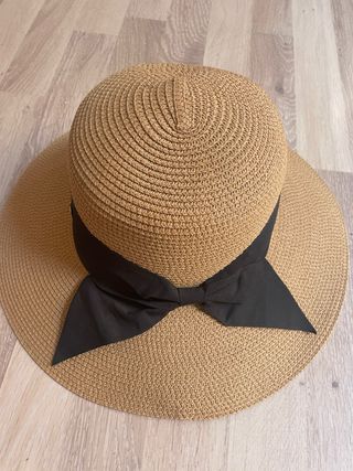 Sombrero playa marrón