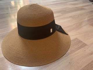 Sombrero playa marrón