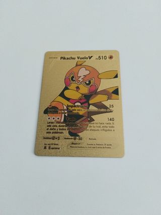 Pikachu Vuelo V - Carta Oro