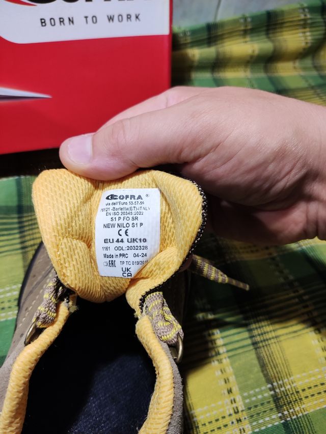 Scarpe antinfortunistiche Cofra New Nilo - 44