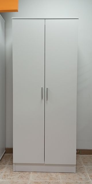 Armario Ropero, (2) puertas Blanco. ¡Económico!
