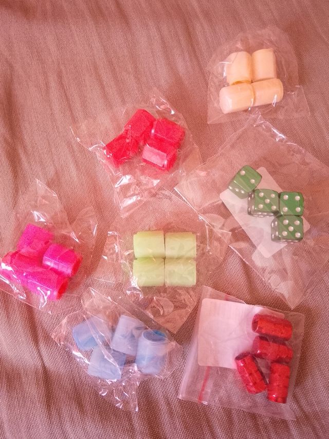 Tapones válvulas coche bici