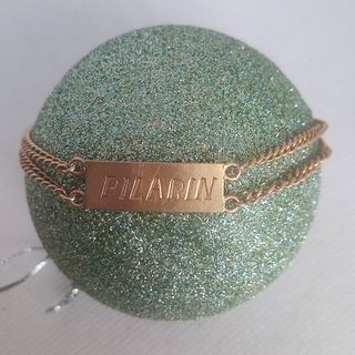 Pulsera No me olvides Oro de Ley 18K