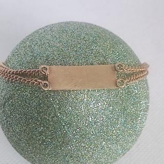 Pulsera No me olvides Oro de Ley 18K