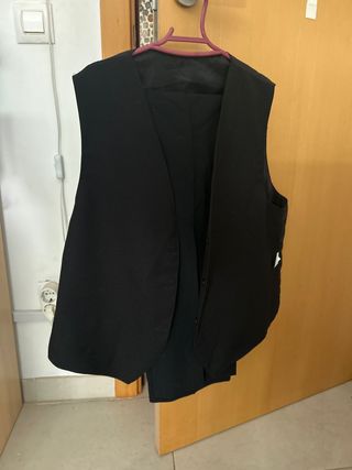 Traje negro - chaleco y pantalón