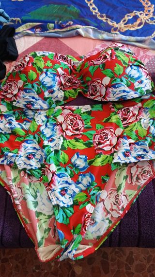 Bikinis 2 uds: azul y negro