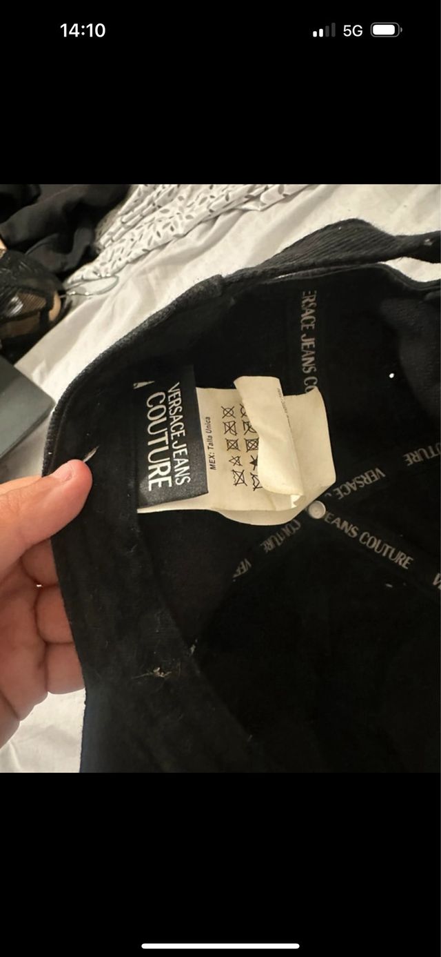 Gorra Versace Jeans Couture negra