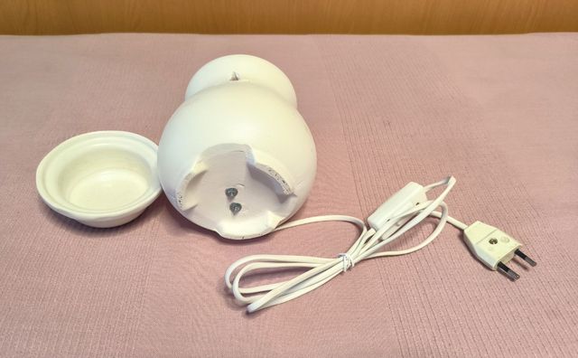 Lámpara Difusor aromas cerámico blanco