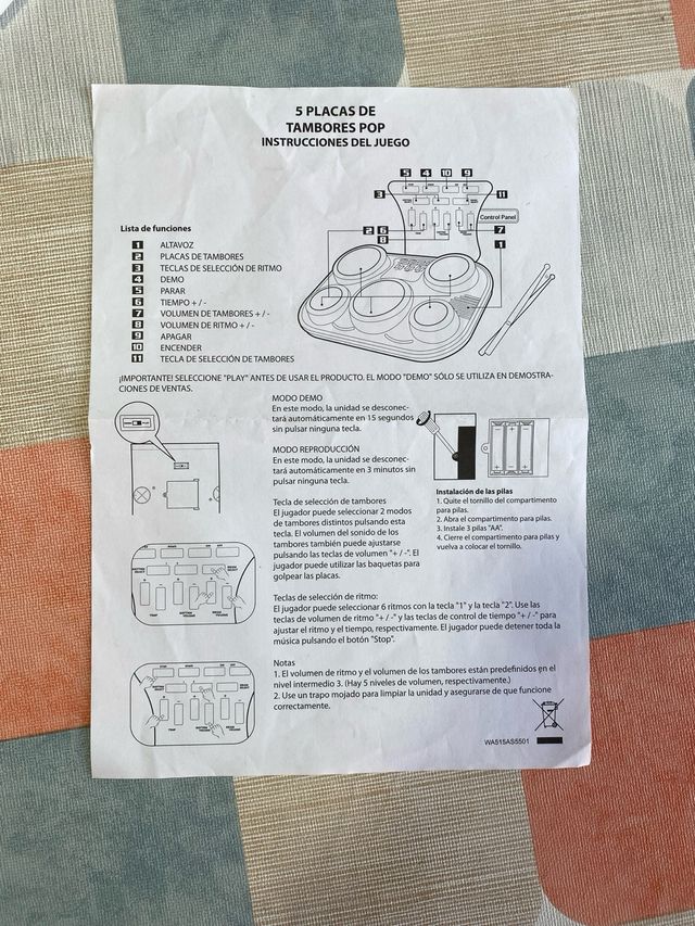 Batteria elettronica per bambini Pop Beats