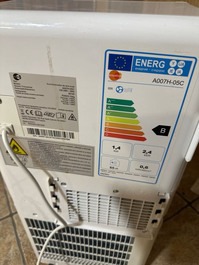 aire acondicionado portátil