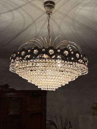 Lampara Cristal Bohemia - Elegante