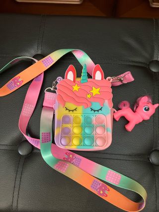 Bolso Unicornio + Muñeco