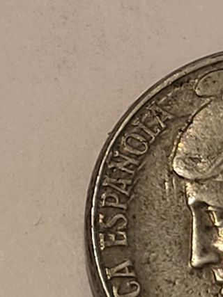 Moneda de error de 5 centimos de 1937