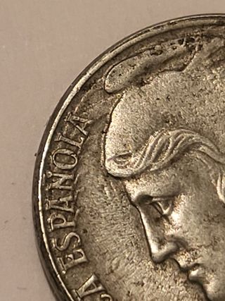 Moneda de error de 5 centimos de 1937