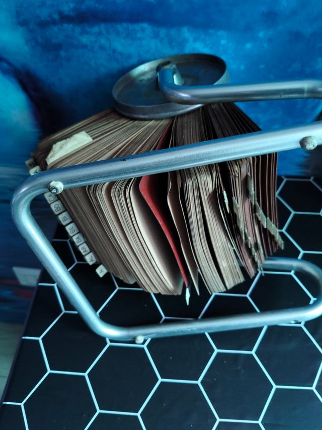 Schedario Rotativo Zeuss vintage