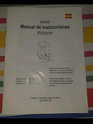 Silla coche AXKID - Grupo 1/2/3