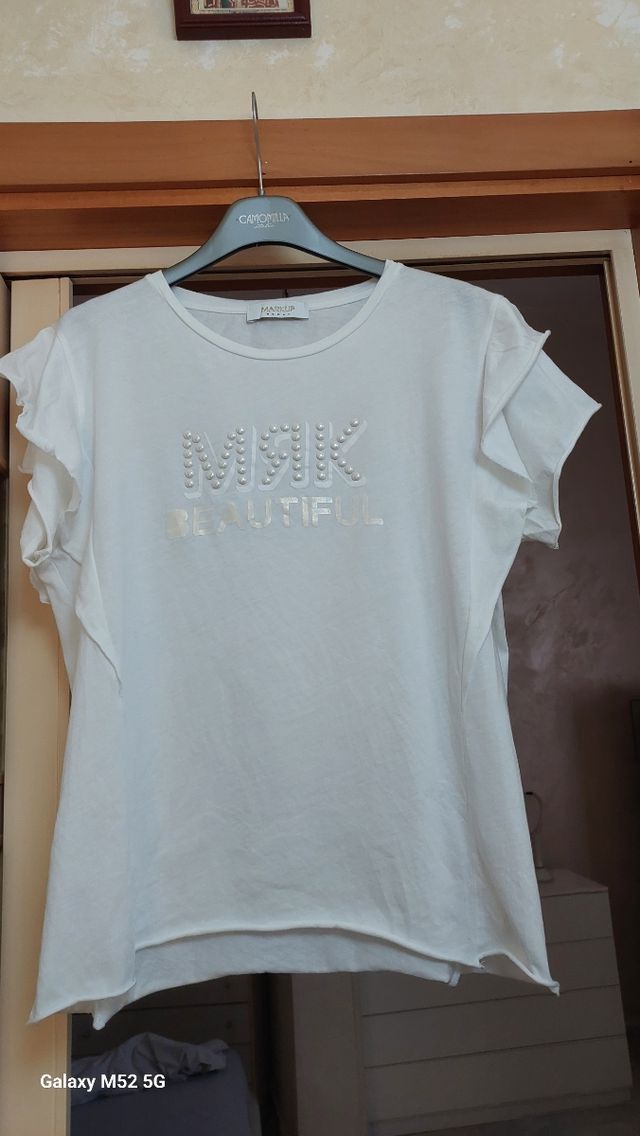 Maglietta Markup bianca cotone