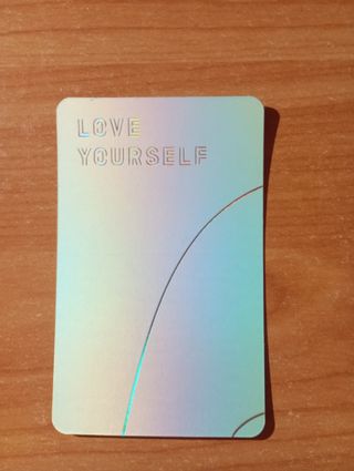 Photocard BTS RM - Love Yourself