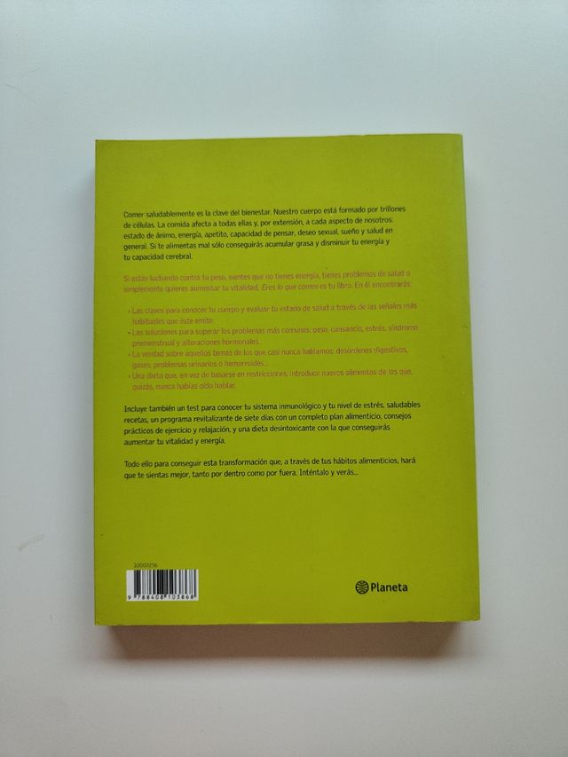 Libro Eres lo que comes - McKeith