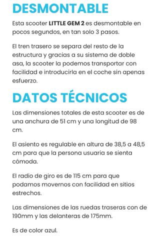 Moto minusvalido. eléctrica Sterling Little Gem.