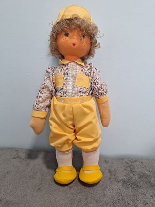 Bambole di pezza vintage - 2 unità