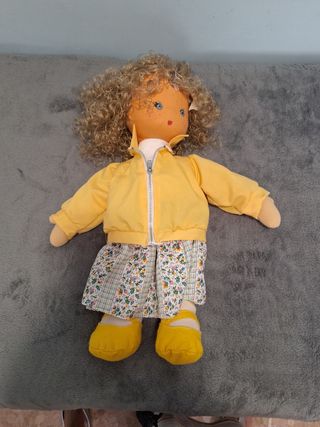 Bambole di pezza vintage - 2 unità