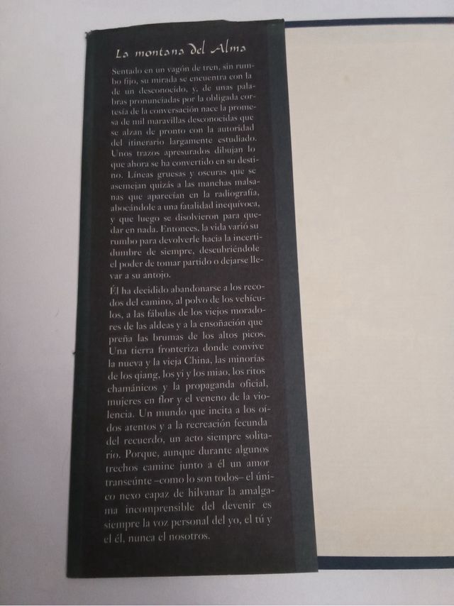 Libro La montaña del Alma.