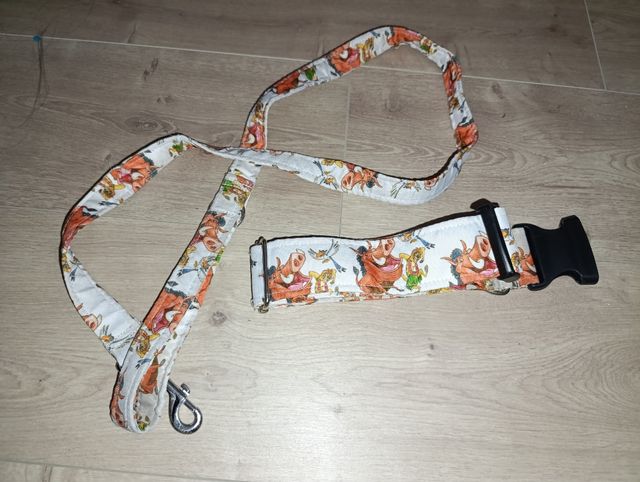 Guinzaglio e collare per cani. Il Re Leone