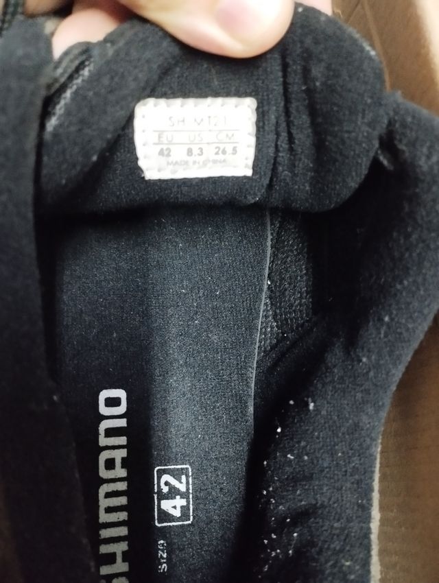 Zapatillas Shimano SPD talla 42 Shimano SPD SH-MT2