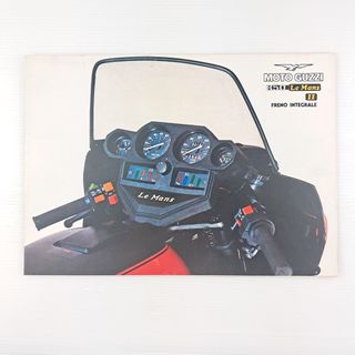 Depliant volantino Moto Guzzi 850 Le Mans II