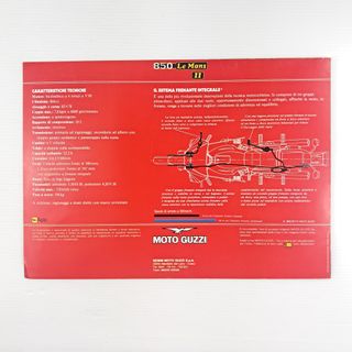 Depliant volantino Moto Guzzi 850 Le Mans II
