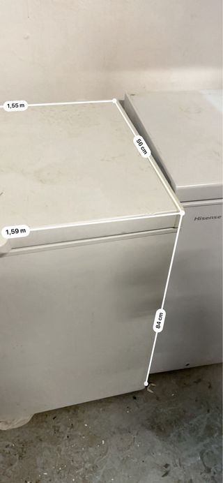 Arcón congelador Infrico 159x56