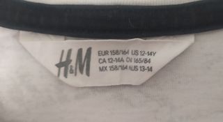 Lote de camisetas manga corta, 14 años 